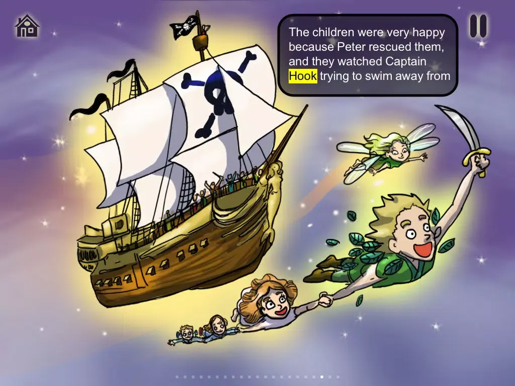 Tangkapan skrin Peter Pan - Book (Lite) iPad 