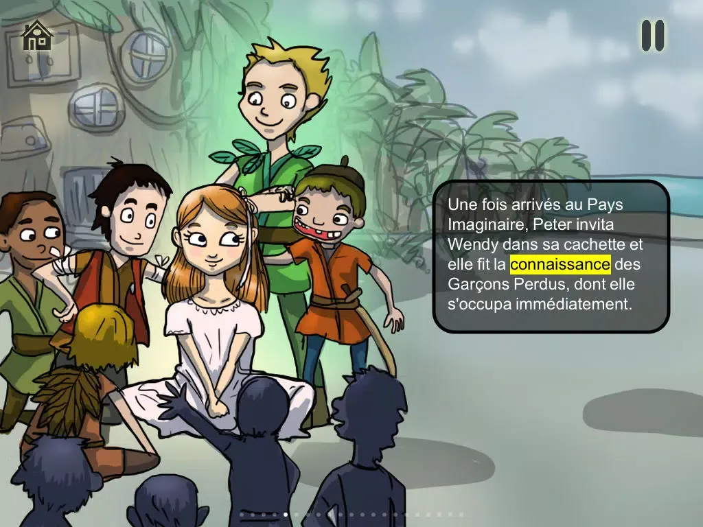 Tangkapan skrin Peter Pan - Book (Lite) iPad 