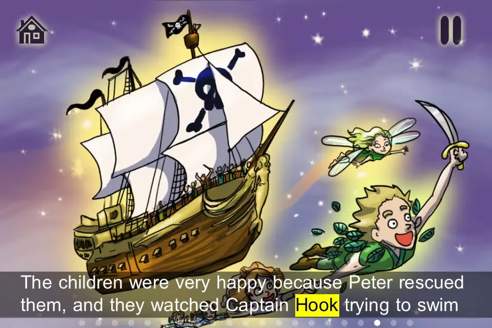 Tangkapan skrin Peter Pan - Book (Lite)