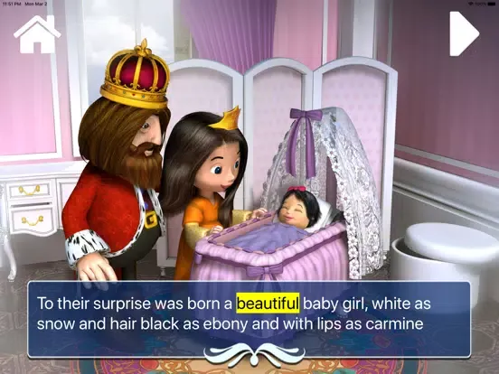 SnowWhite - Book & Games iPad  Ekran Görüntüleri