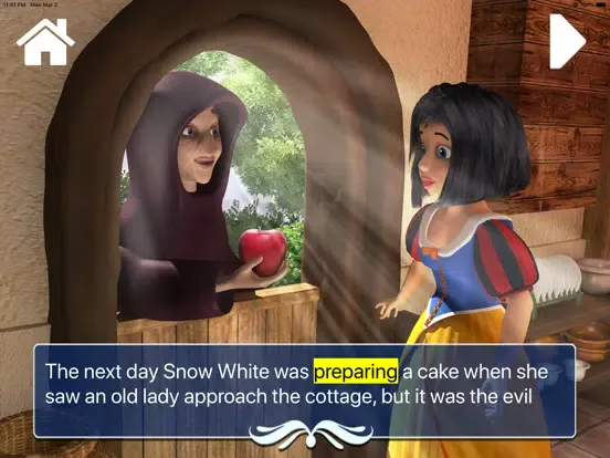 SnowWhite - Book & Games iPad  Ekran Görüntüleri