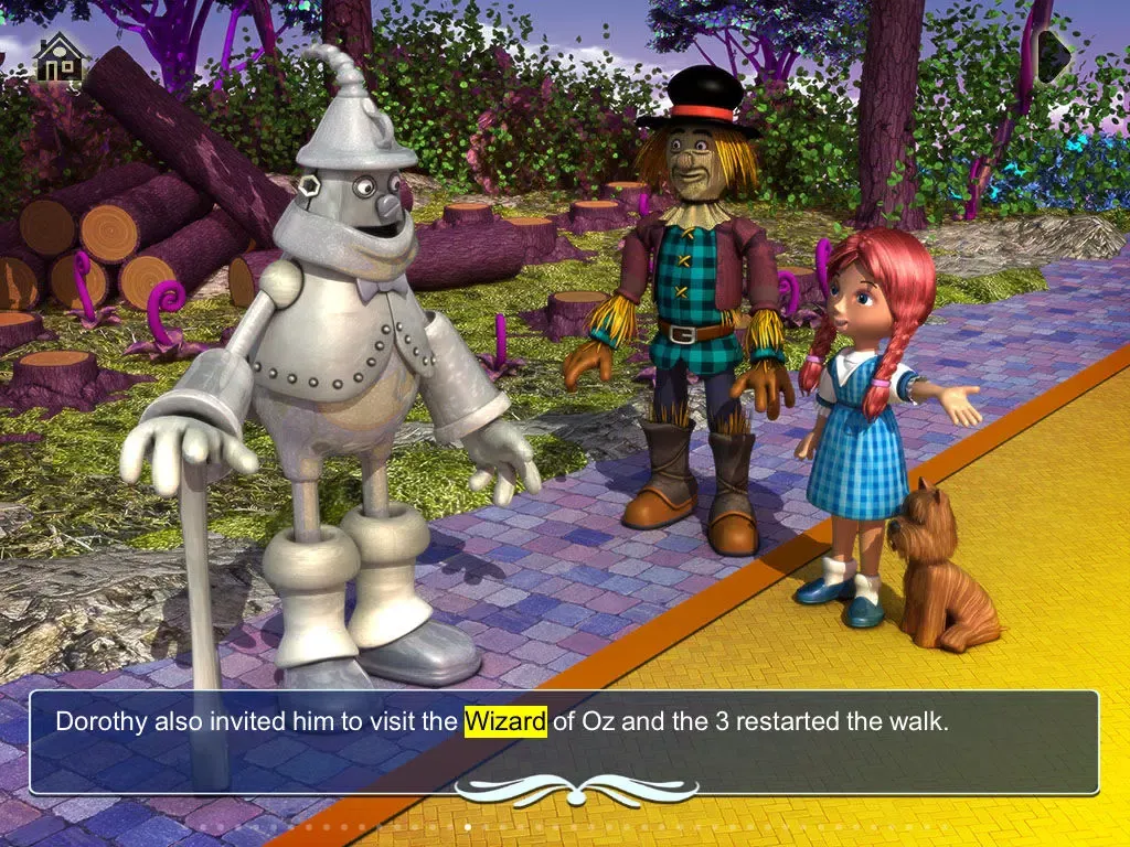 Wizard of Oz - Book & Games iPad 应用截图