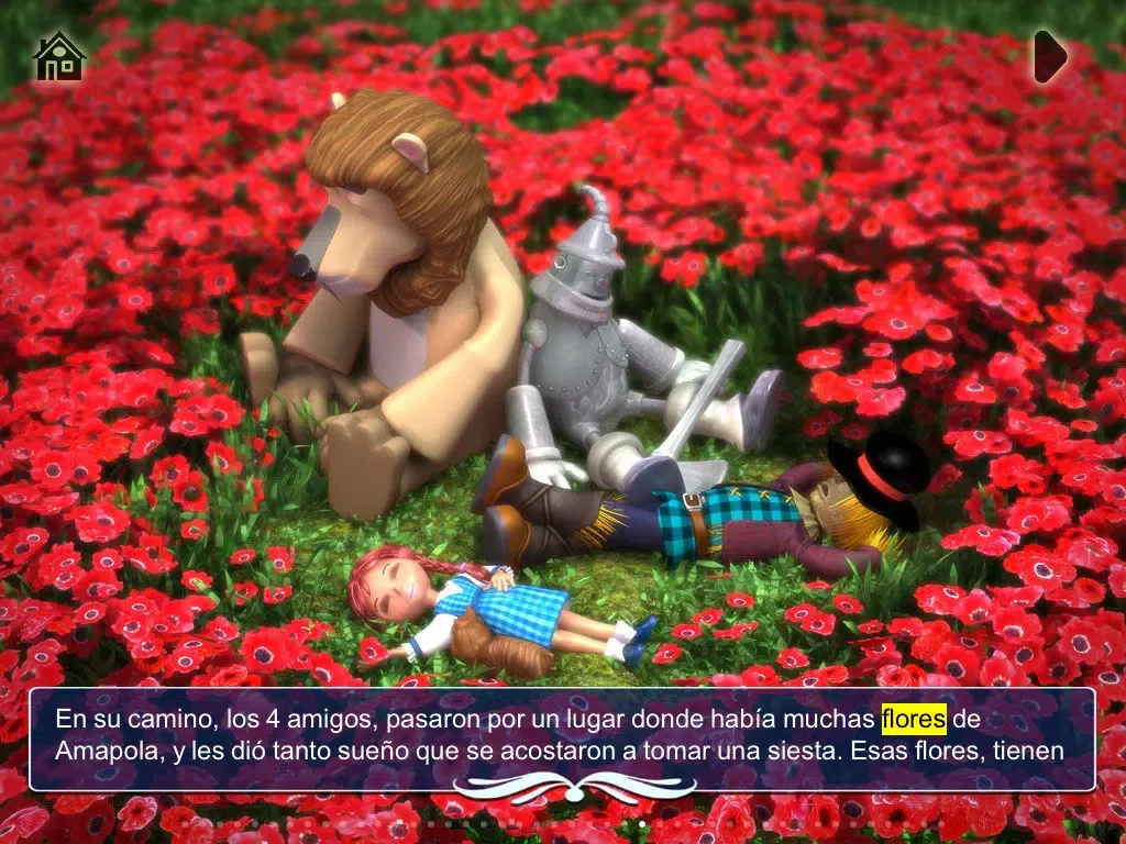 Wizard of Oz - Book & Games iPad 应用截图