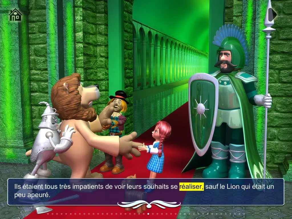 Wizard of Oz - Book & Games iPad 应用截图