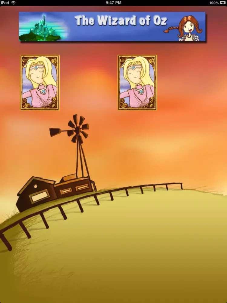 The Wizard of Oz : Cards Match iPad Screenshots