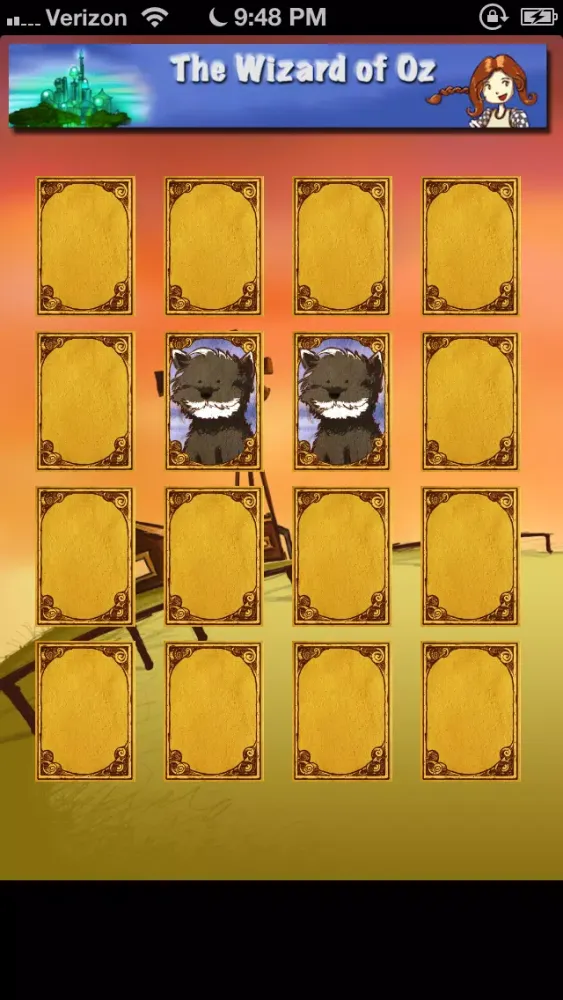 The Wizard of Oz : Cards Match Screenshots