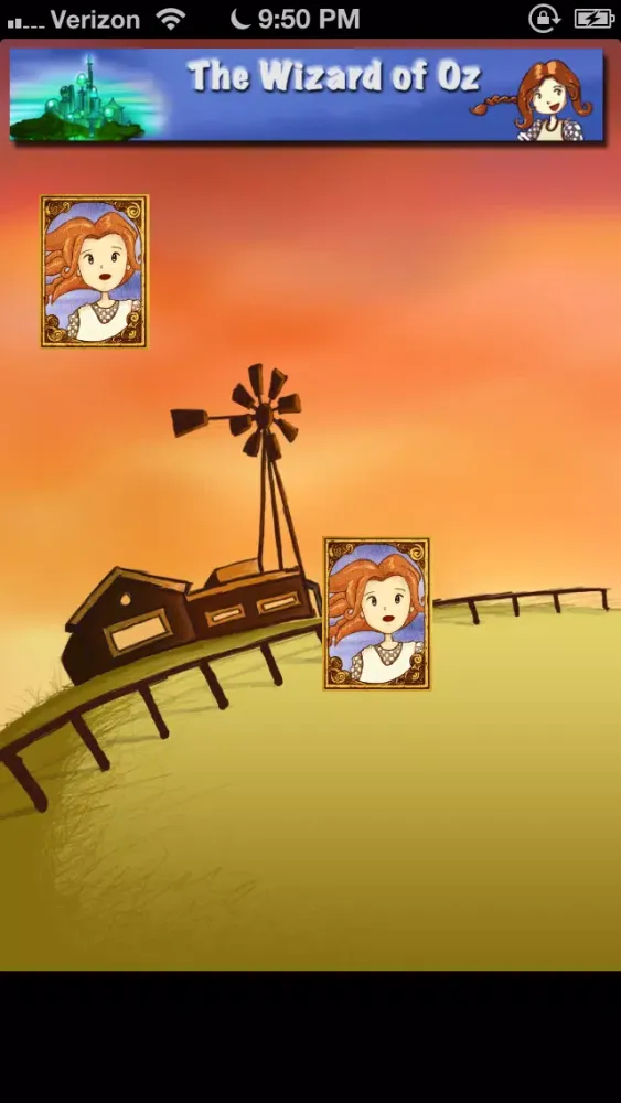 The Wizard of Oz : Cards Match Screenshots