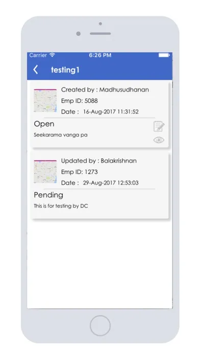 CMRL Complaint Management Screenshots
