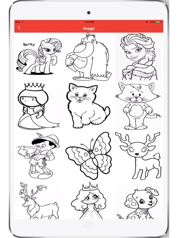 Capturas de pantalla de Kiddies Palette iPad 