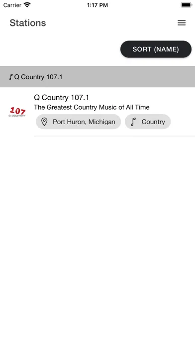 Captures d'écran de Q Country 107.1 - WSAQ
