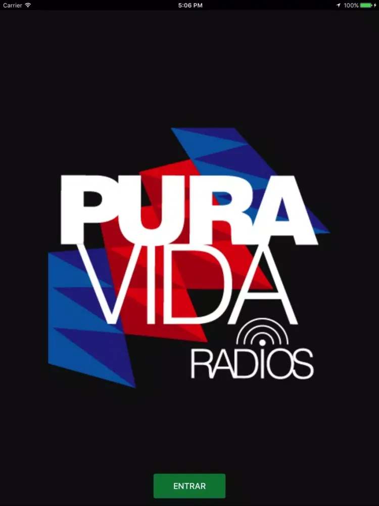 Capturas de pantalla de Pura Vida Radio iPad 