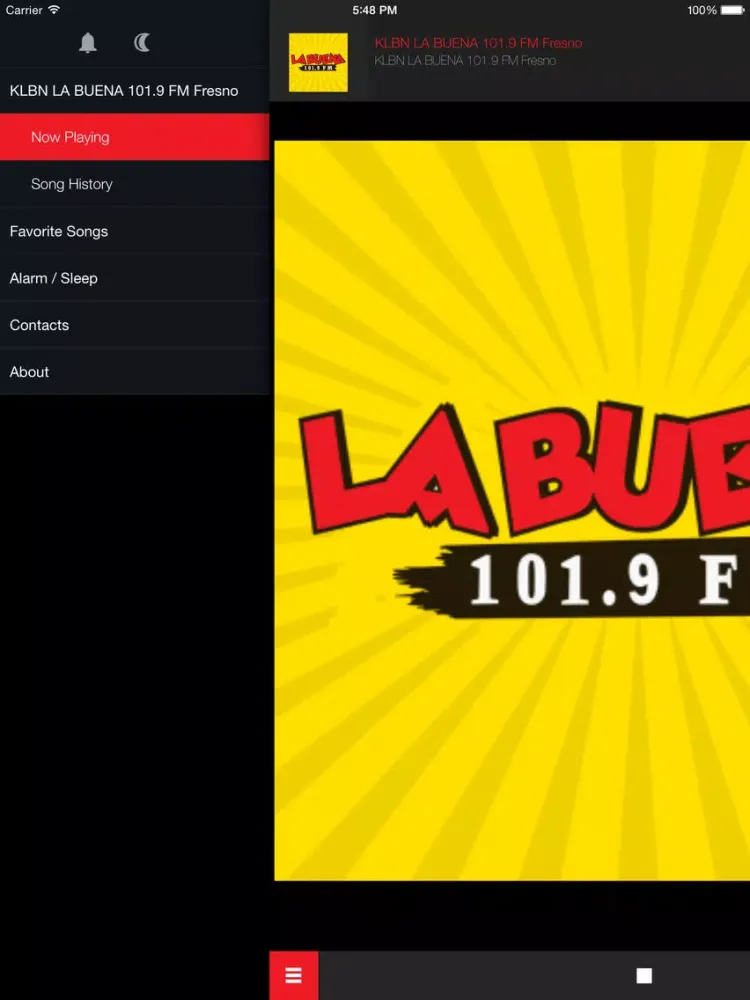 تصاویر KLBN LA BUENA 101.9 FM Fresno iPad 