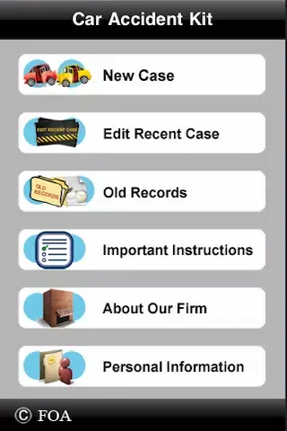 Car accident kit by FOA Ekran Görüntüleri
