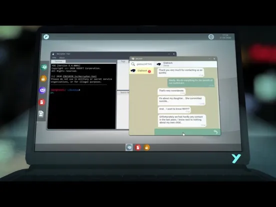 Tangkapan layar Jessika iPad 