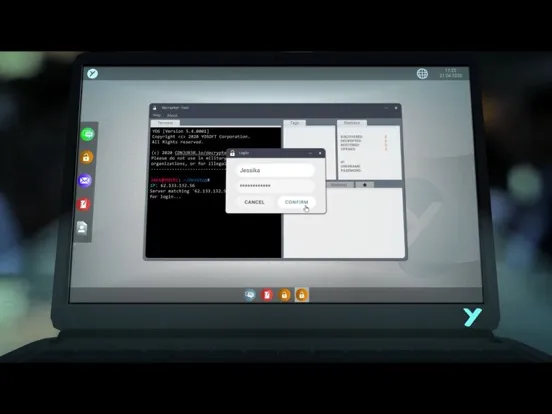 Tangkapan layar Jessika iPad 