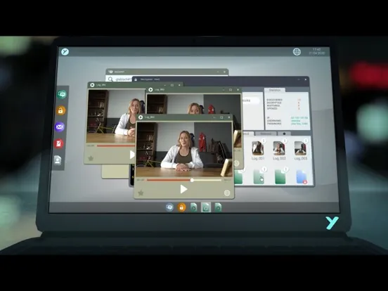 Tangkapan layar Jessika iPad 