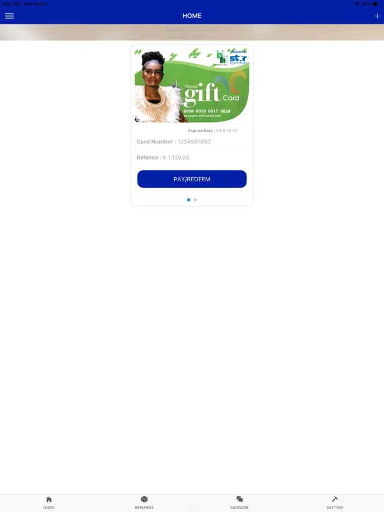 Captures d'écran de Vision City Gift Card Card iPad 