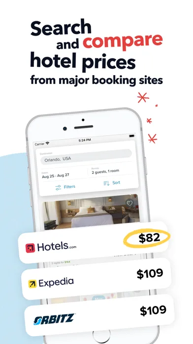 Zrzuty ekranu trivago: Compare hotel prices