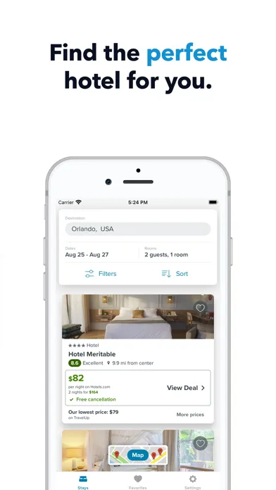 Zrzuty ekranu trivago: Compare hotel prices