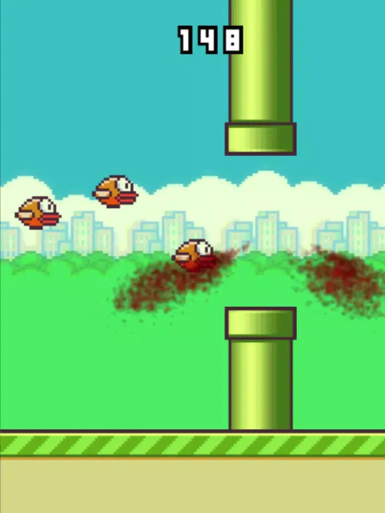 Screenshot di Squishy Bird - Flappy Wings Revenge Free iPad 