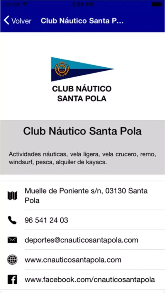 Tangkapan layar Som Vela - Federació Vela C.V.