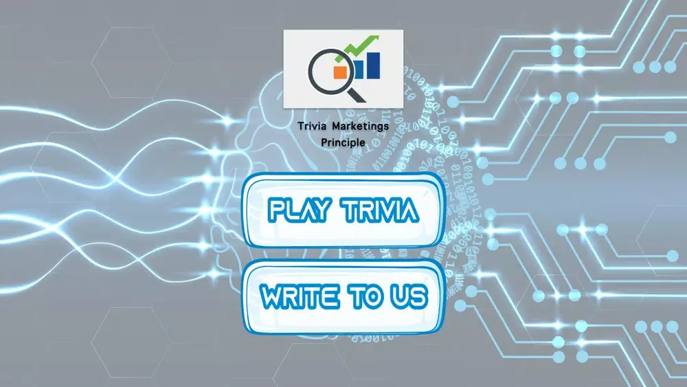Capturas de tela do Trivia Marketings Principle