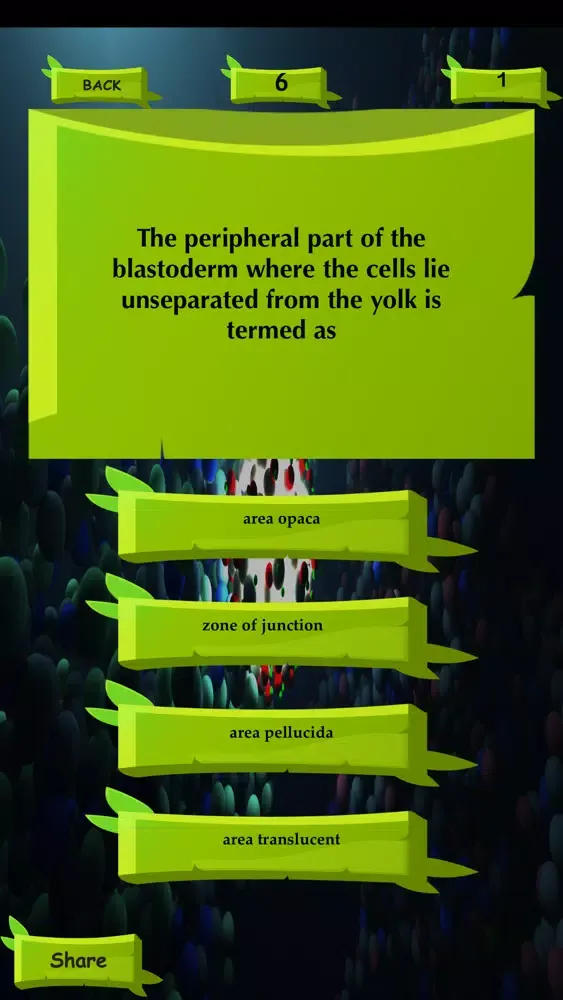 Zrzuty ekranu Trivia of College Biology