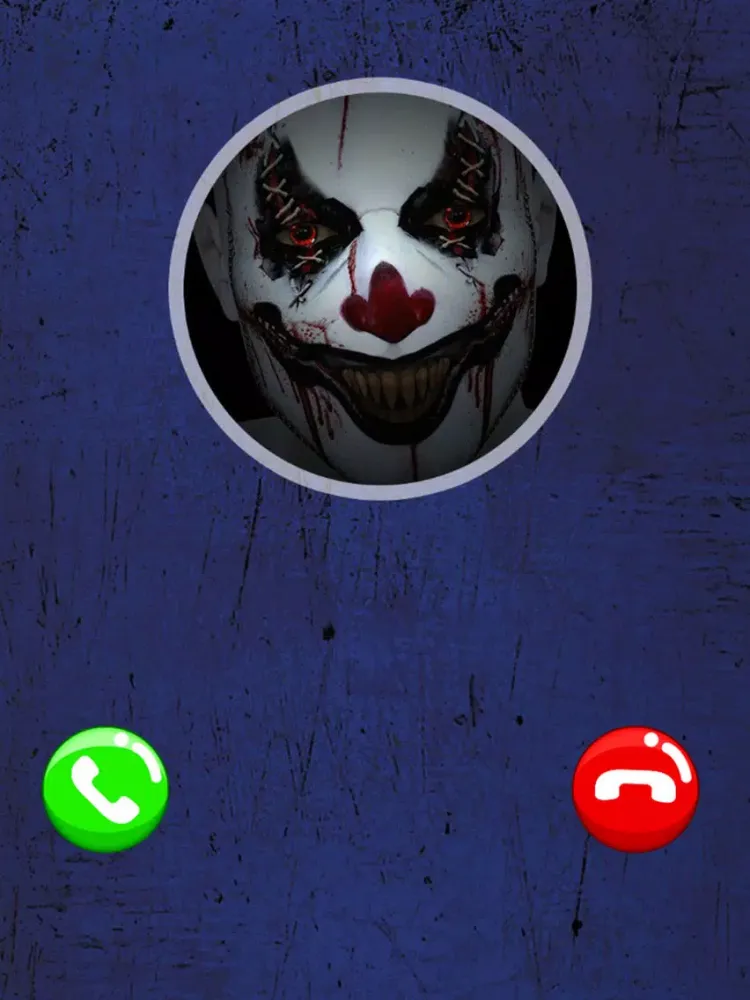 Fake Call From Killer Clown iPad 應用截圖