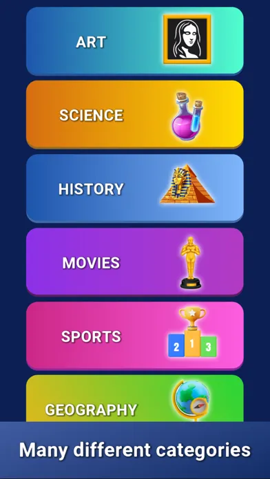 Captures d'écran de Power Of Knowledge : Trivia