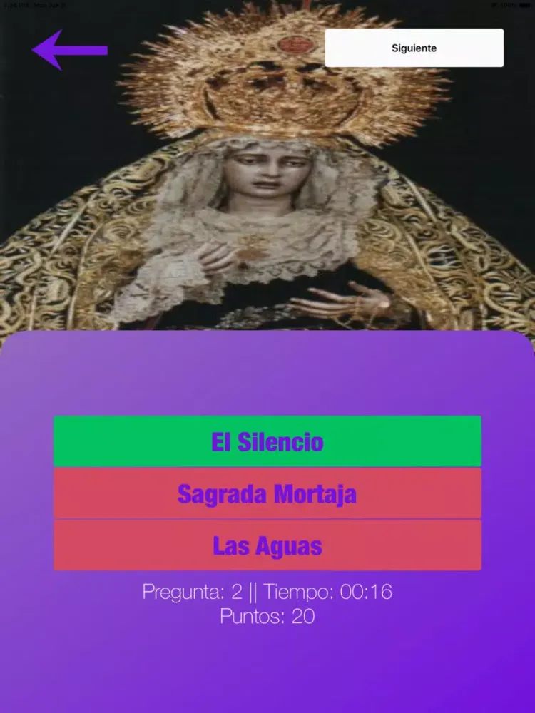 Screenshot di Trivial Cofrade Semana Santa iPad 