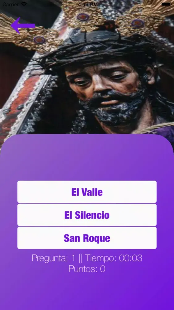 Screenshot di Trivial Cofrade Semana Santa