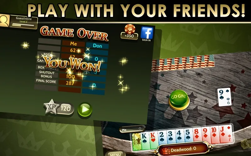 Gin Rummy Royale應用截圖