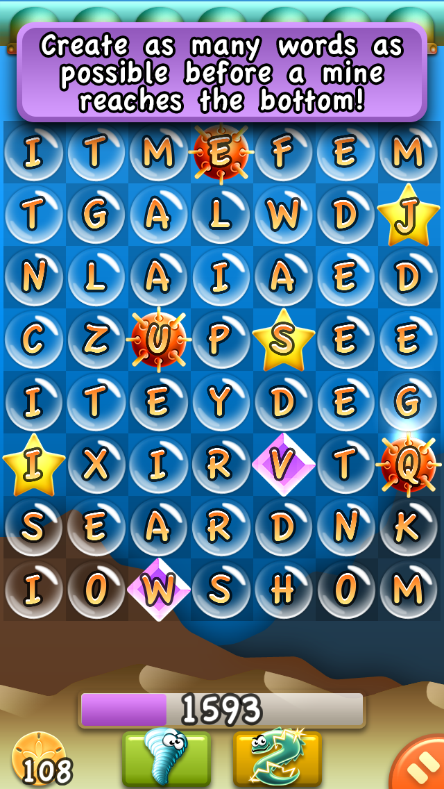 Captures d'écran de Word Buster - Explosive Word Search Fun!