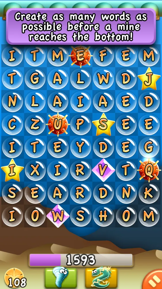 Tangkapan skrin Word Buster - Explosive Word Search Fun!