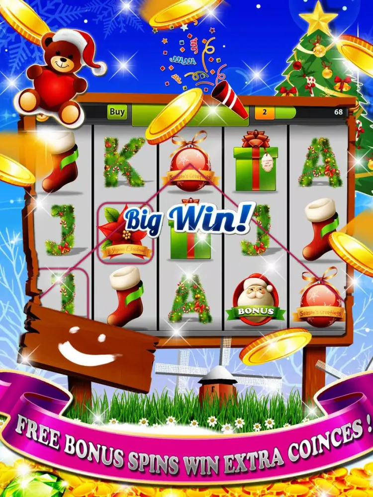 Скриншоты A+++ Christmas Party Slots : Free Slot Machine Game with Big Hit Jackpot iPad 