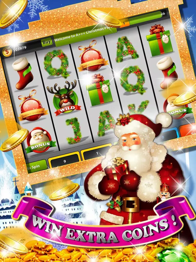 Скриншоты A+++ Christmas Party Slots : Free Slot Machine Game with Big Hit Jackpot iPad 