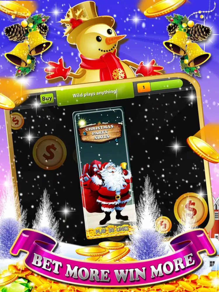 Скриншоты A+++ Christmas Party Slots : Free Slot Machine Game with Big Hit Jackpot iPad 