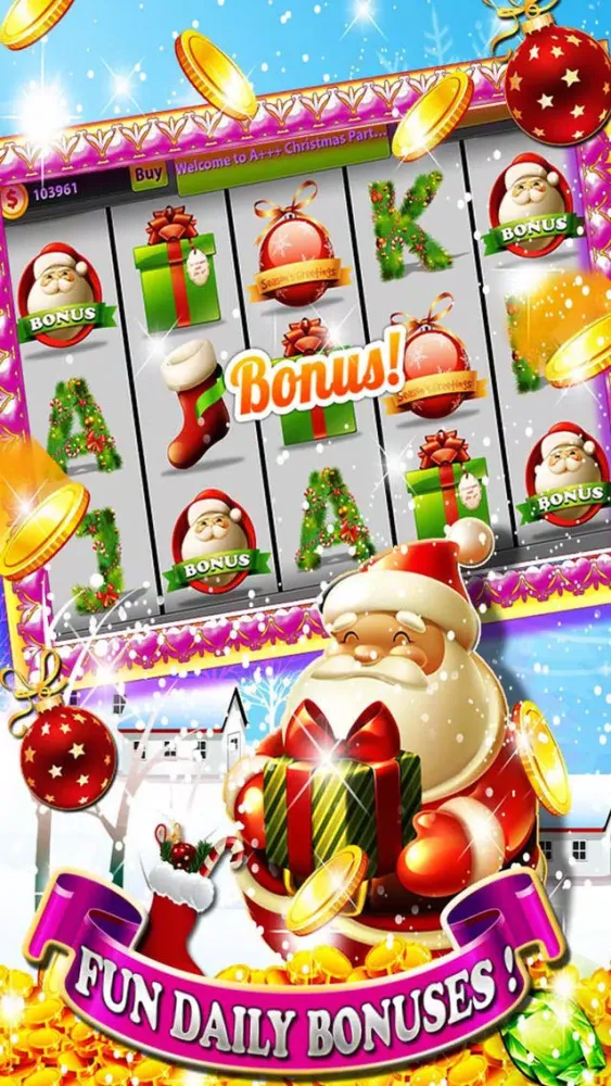Скриншоты A+++ Christmas Party Slots : Free Slot Machine Game with Big Hit Jackpot