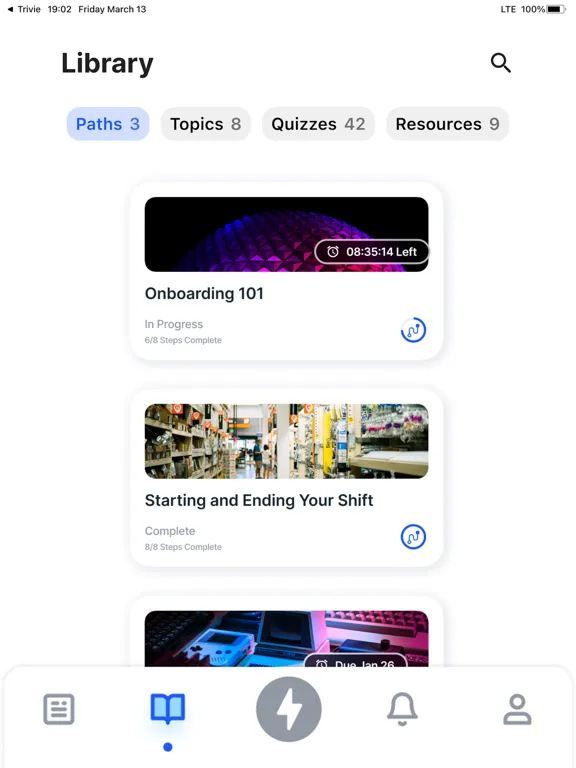 Trivie Learn iPad 应用截图