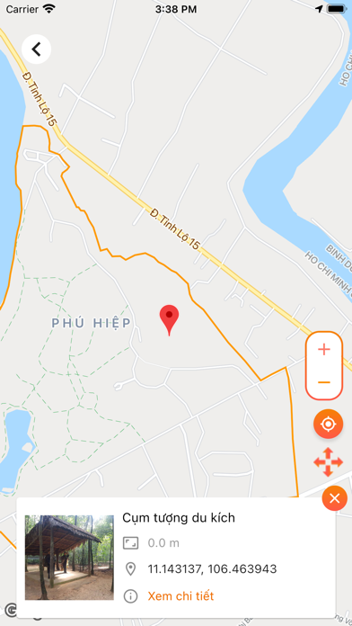 Cu Chi Tunnel GIS應用截圖