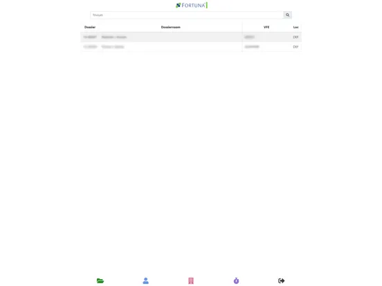 ภาพหน้าจอของ FORTUNA app iPad 