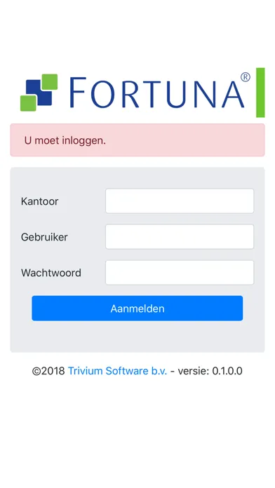 ภาพหน้าจอของ FORTUNA app