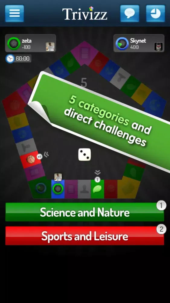 Trivizz - Trivial Quiz game for up to 6 players应用截图