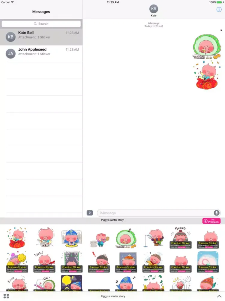 تصاویر Piggy's winter story iPad 