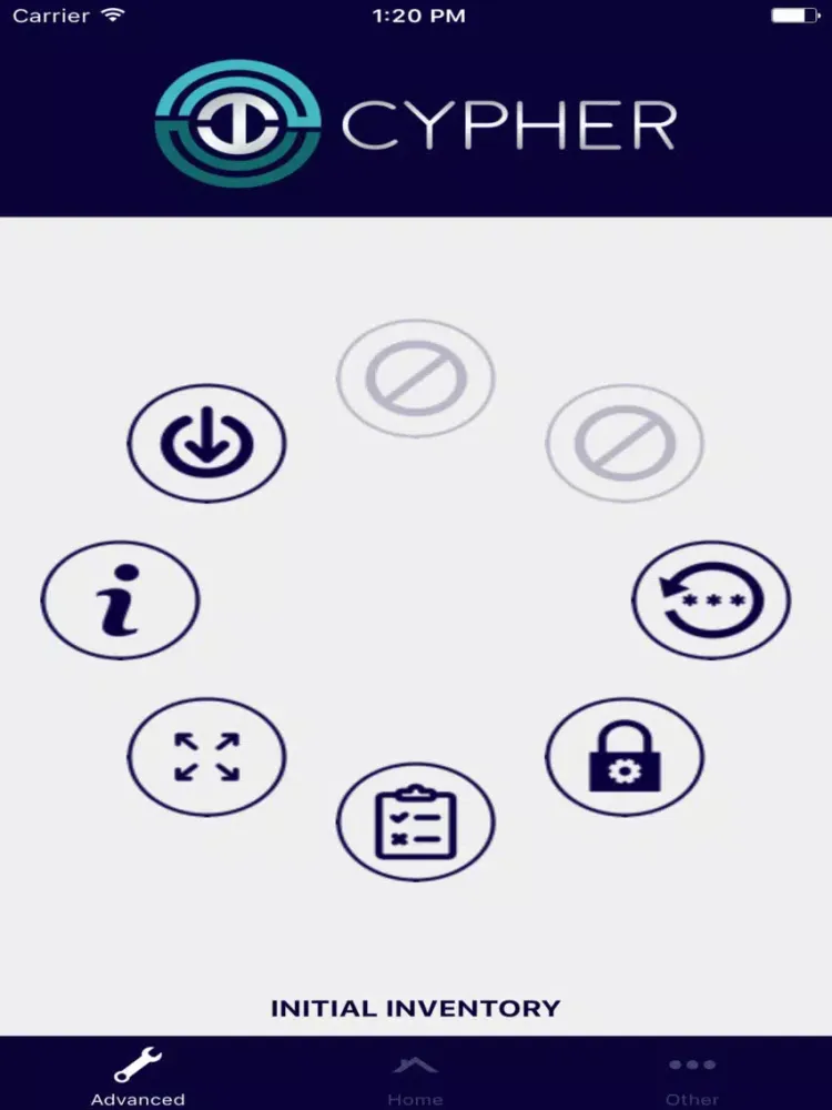 Tangkapan layar Janus Cypher iPad 
