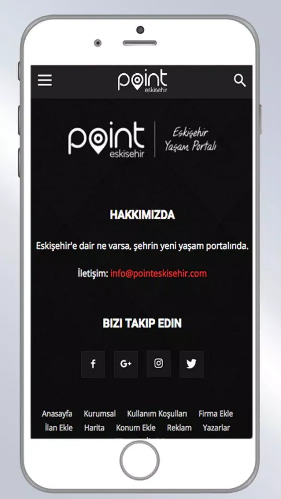 Capturas de tela do Point Eskişehir