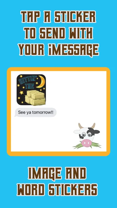 Capturas de tela do Funny Texas Animated Stickers