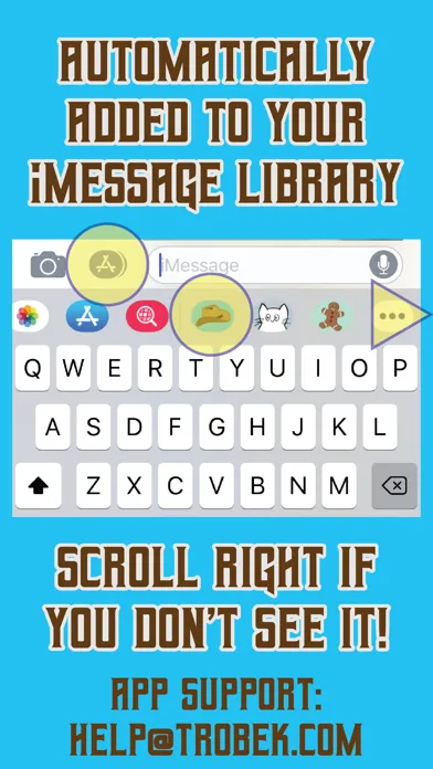 Capturas de tela do Funny Texas Animated Stickers