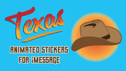 Capturas de tela do Funny Texas Animated Stickers
