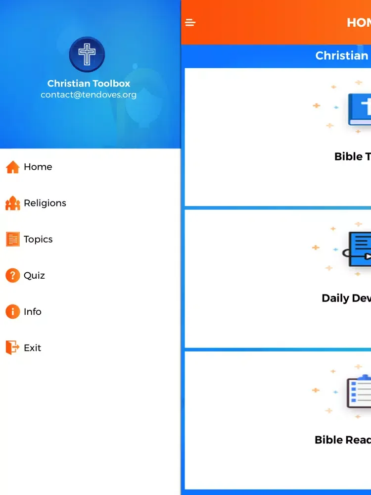Capturas de tela do Christian Toolbox – the definitive gateway to all iPad 